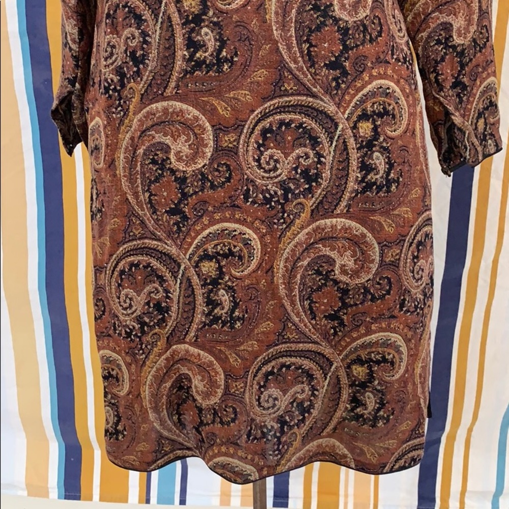 Super Cute True Vintage Hand Made Paisley Dress View 3
